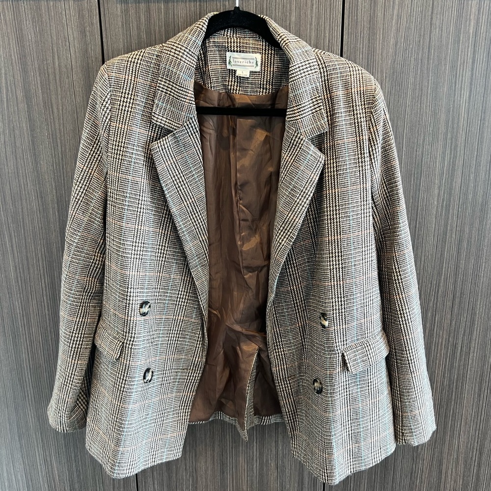 Plaid blazer